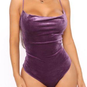 velvet bodysuit